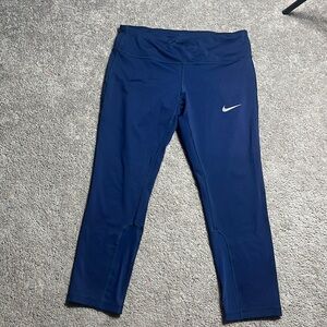 Navy colored Nike dri fit leggings size medium